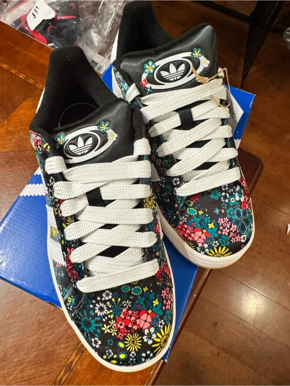 Adidas x Liberty London Campus 00s Floral Sneakers 6.5Y Women’s 8 NWT Box